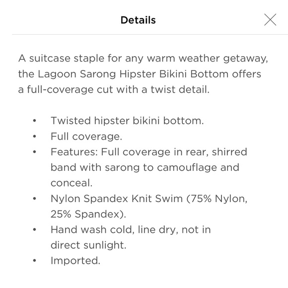 Lilly Pulitzer Brenta tankini top & Lagoon Sarong Hipster Bikini Bottom - Picture 11 of 16